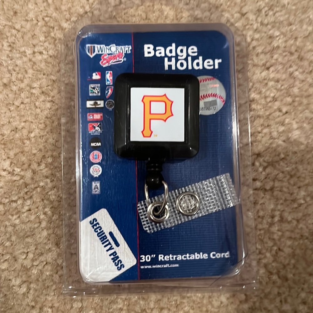 Brand new Pittsburgh Pirates badge holder